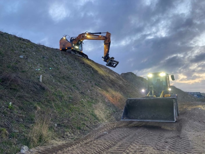 jordarbejde on site